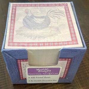 Vintage MARTIN DESIGNS note cube